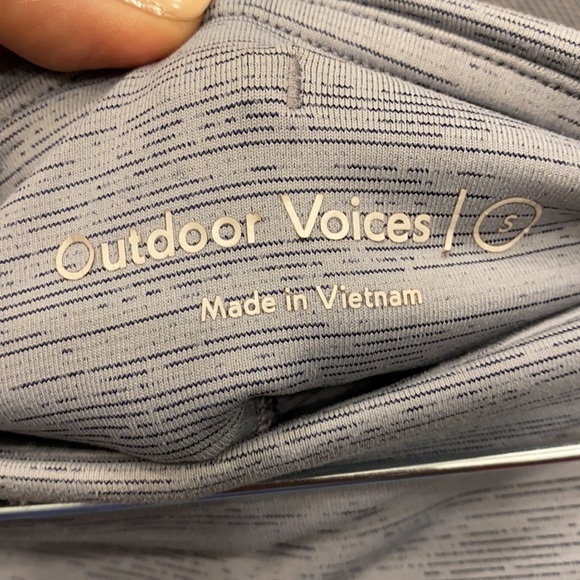 Outdoor Voices Gray 7/8 Leggings Stripe - Picture 7 of 7